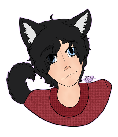 Tim Drake (with Wolf ears/tail)